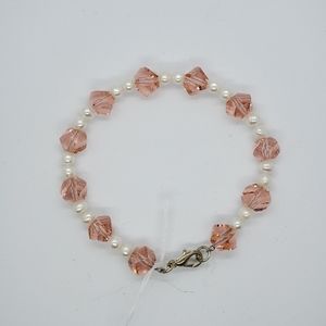 Pearl and Crystal Bracelet